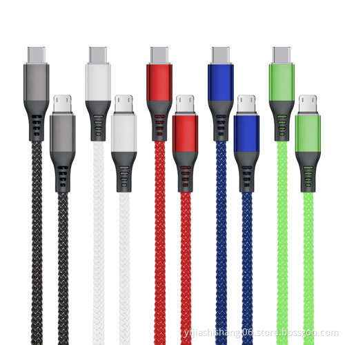 Usb C Cable PD 60W 20V 3A Support 4K Audio Video 480Gbps Transfer Speed Usb 3.1 Gen2 Type C To Type C Cable